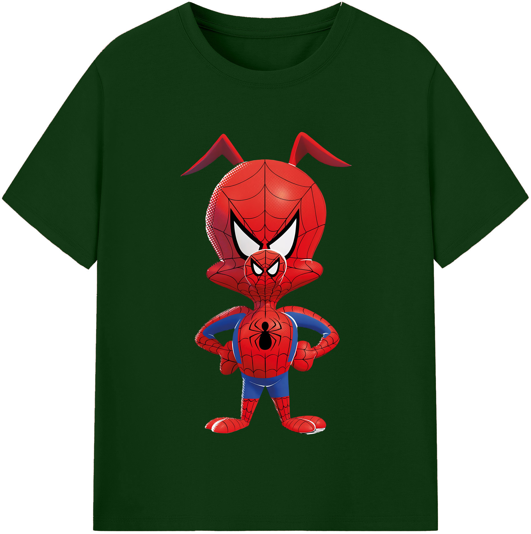 （画像用） Spider Man スパイダーマン 綿100％半袖Tシャツ（フロントプリント）